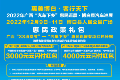 廣西“汽車下鄉(xiāng)”惠民巡展玉林市博白縣