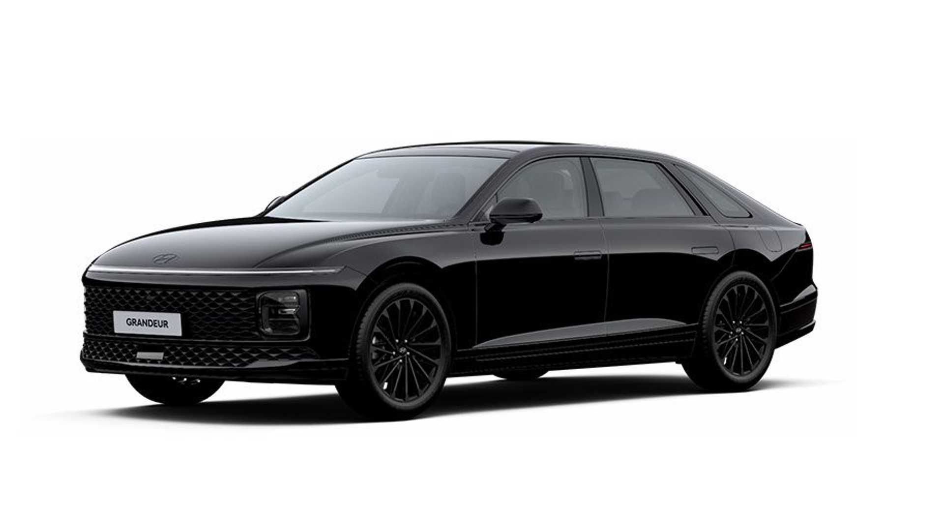 現(xiàn)代發(fā)布雅尊新版本車型 全黑造型更神秘