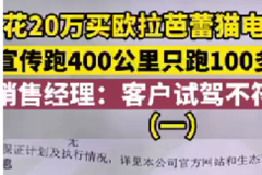 芭蕾猫续航严重缩水，4S店怪消费者驾驶技术不行？