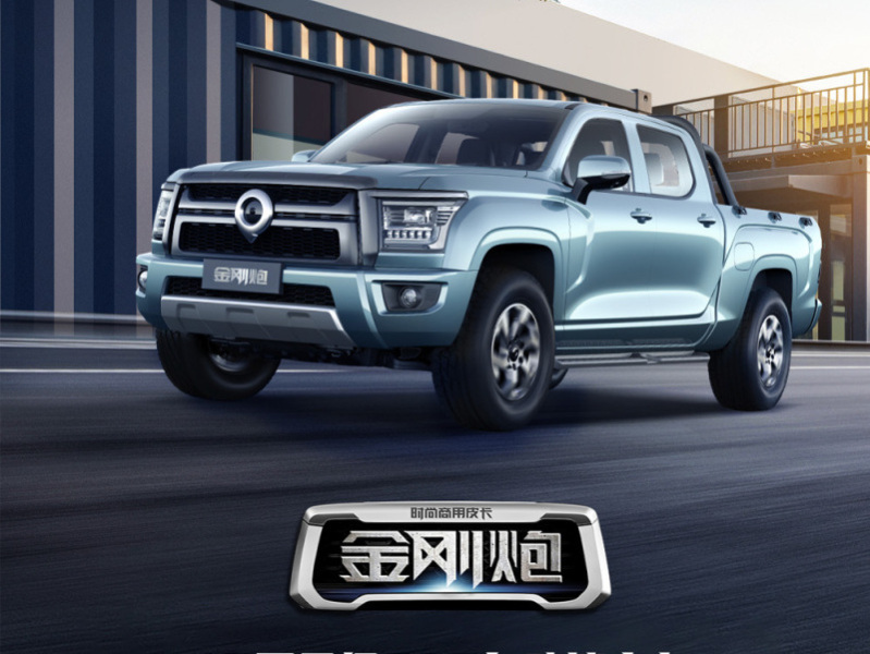 On March 29, the new model of Jingang POER which is available in GWM China's market was launched. The biggest highlight of this model is the adoption of the ZF 8AT gearbox. Currently, the Jingang POER 8AT version is officially on the market, and all the new models on the market are equipped with a 2.0T+8AT power combination. The official guide price is 9.98-12.68 ten thousand RMB (approximately 502000-638000 baht).The new car continues the classic elements of the current model in its exterior de