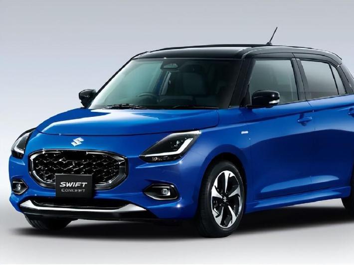 The new Suzuki Swift, launching in May, targets the Indian market first, boasting a 1.2L engine with mild-hybrid tech. Its design maintains the Swift's signature compact style, featuring LED lights, a shark-nose grille, and a youthful two-tone option.
