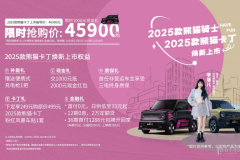 2025款吉利熊貓卡丁/騎士 佳輝店可預(yù)定