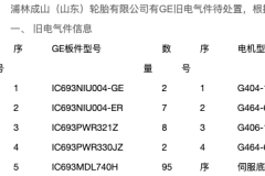 GE舊電氣件處置公告
