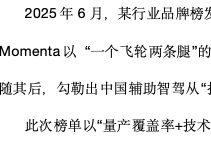 中國八大智能輔助駕駛品牌榜單：Momenta居首
