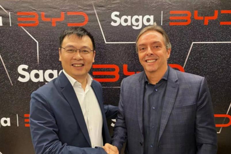 比亚迪与巴西最大汽车经销商Saga集团合作
