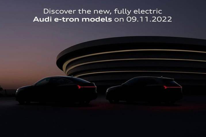 于11月9日首發 奧迪Q8 e-tron發布預告圖