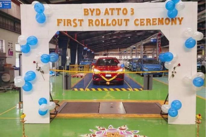 比亚迪印度工厂ATTO 3正式下线