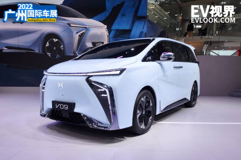 2022廣州車展：合創(chuàng)V09展臺實拍