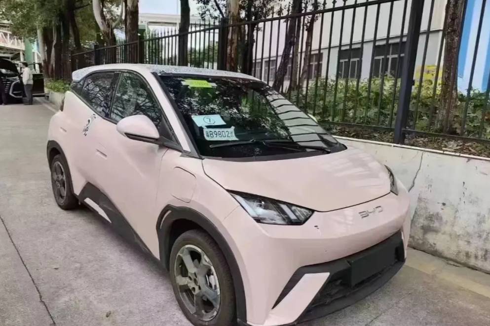 【e汽車】比亞迪海鷗無偽實車曝光