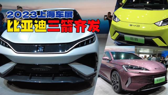 比亚迪宋L、驱逐舰07、海鸥齐亮相！