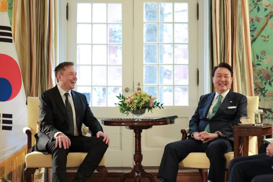 韩国总统会见马斯克！他们之间说了什么？