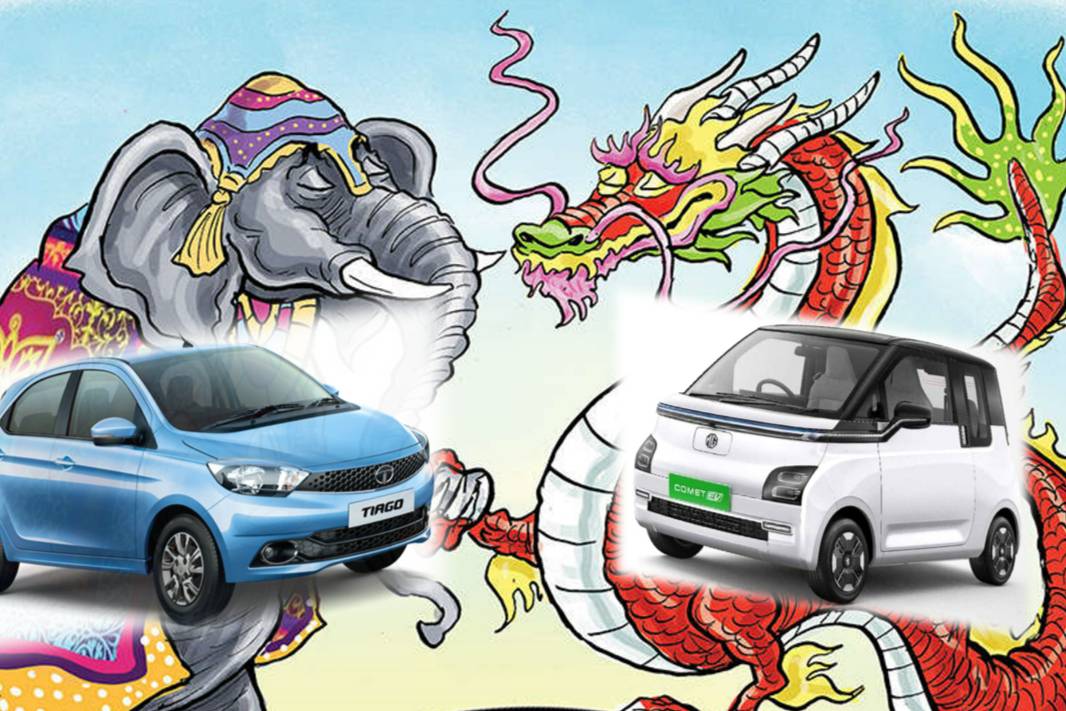 中国车企在印度。MG“五菱神车”与塔塔“印度神塔”，如何破？