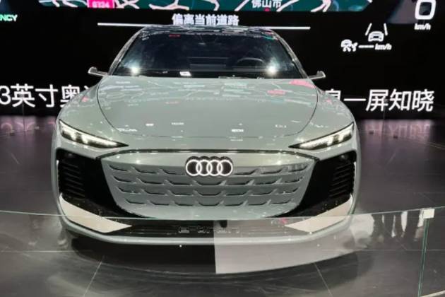 純電奧迪A6曝光,續航超700km,顏值終于超過寶馬5系?
