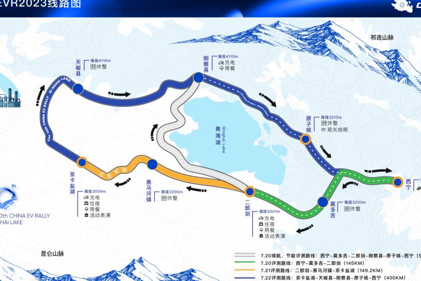 第十屆環青海湖（國際）電動汽車挑戰賽即將開啟