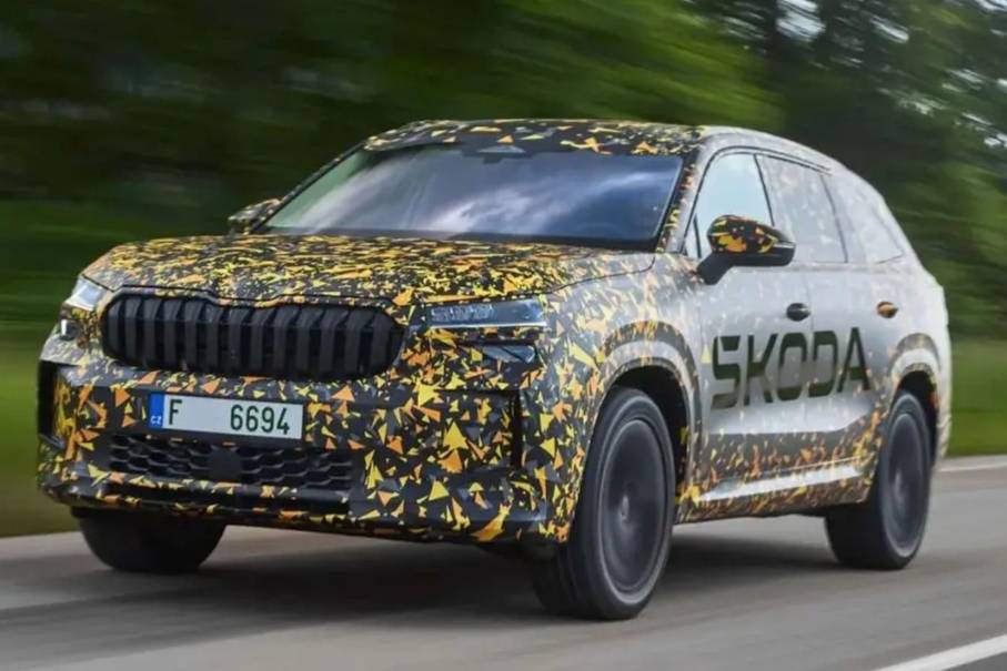 【e汽車】斯柯達發(fā)布第二代柯迪亞克車型諜照