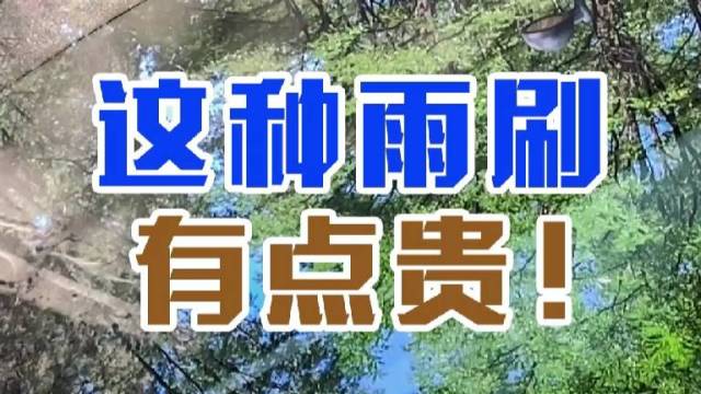 跟洒水车一样的雨刷喷嘴成本真不低。