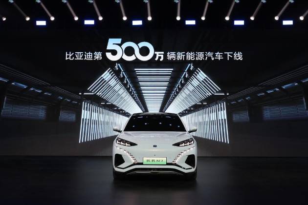 比亞迪上半年新車銷量首進全球前十
