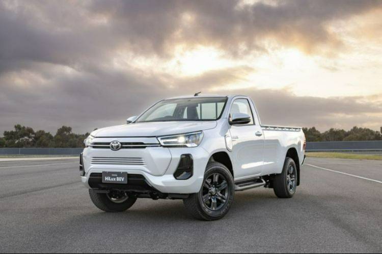 豐田 Hilux Revo BEV 概念皮卡已進入測試階段