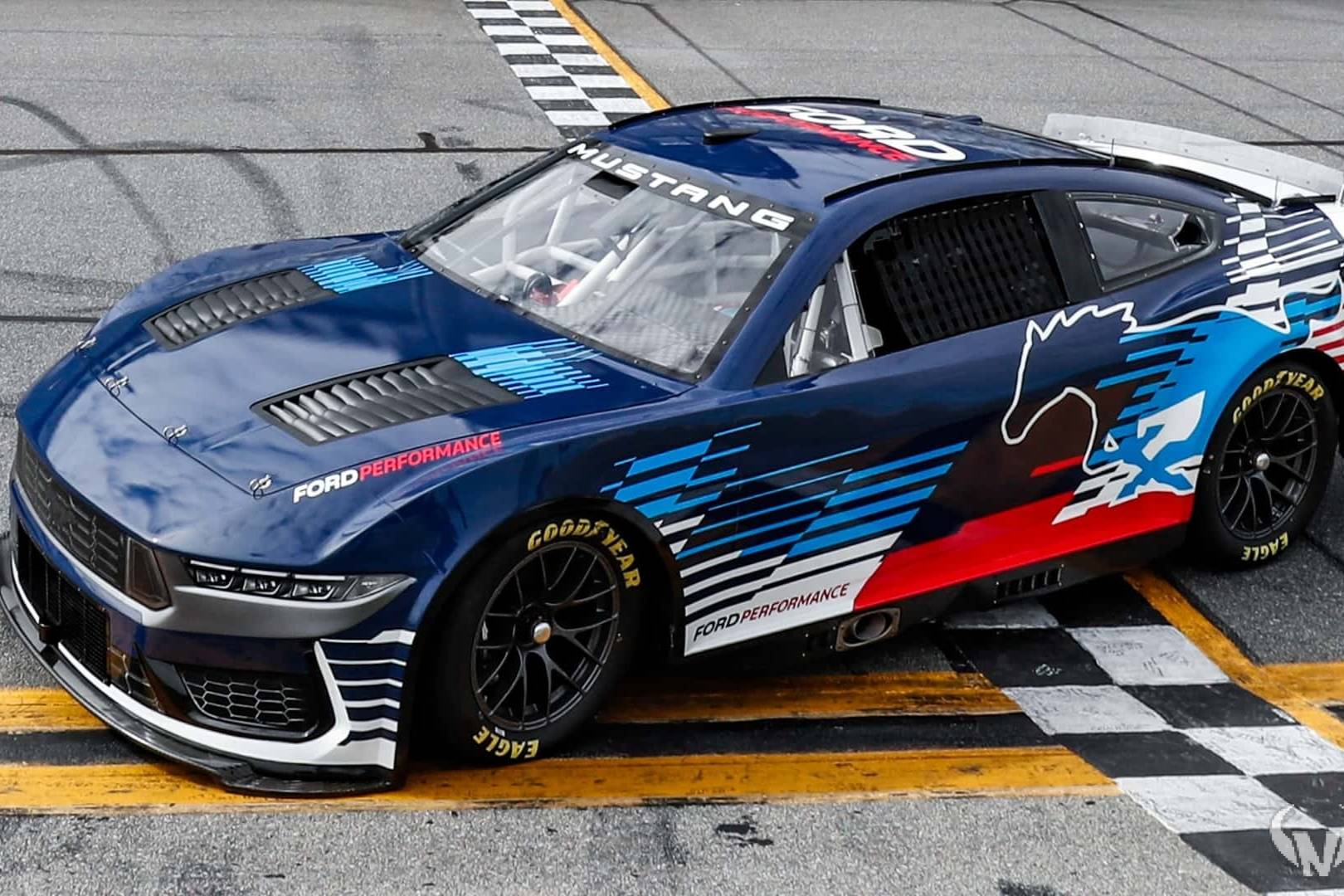 福特Mustang新赛车 2024赛季NASCAR赛车