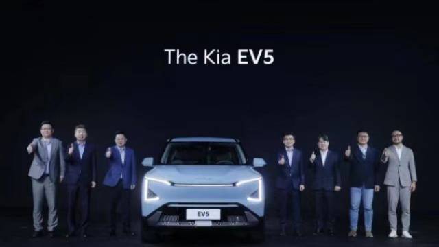 纯电动SUV，起亚 EV5广州车展首发