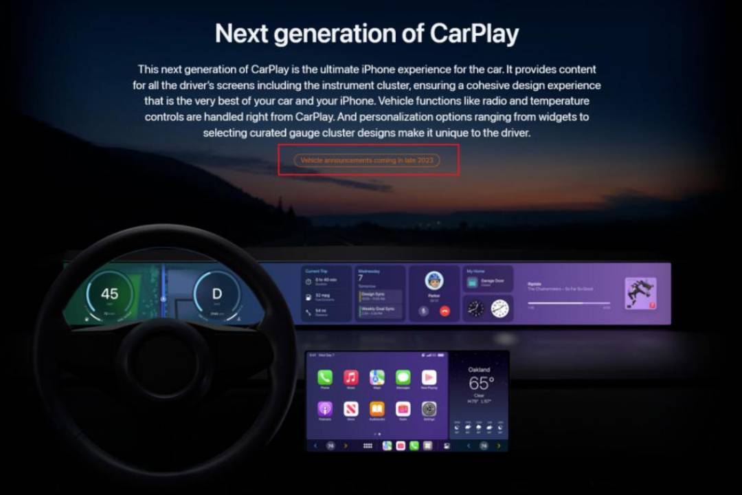 新版CarPlay预览图来了，但跳票了，哪些厂商屈服了？