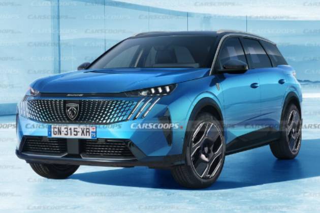 1.2T三缸加48V,全新標致5008曝光,內飾大變樣