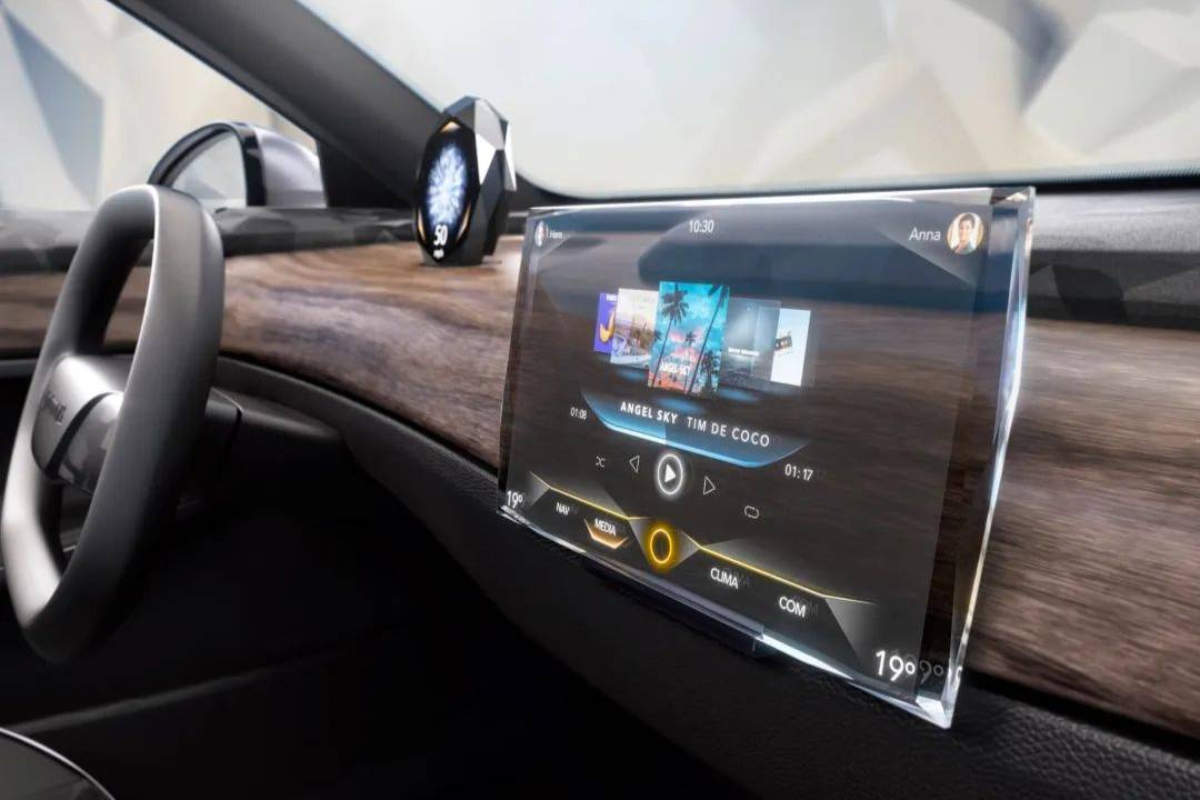 未来的汽车屏幕，是透明的？