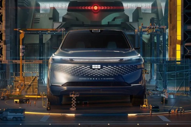 “原型車”銀河星艦亮相,吉利北京車展“炫技”