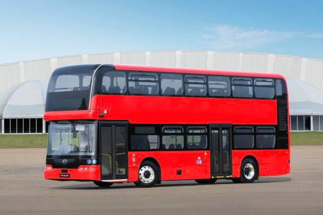 伦敦红色双层巴士迎来电动新伙伴，比亚迪BD11亮相
