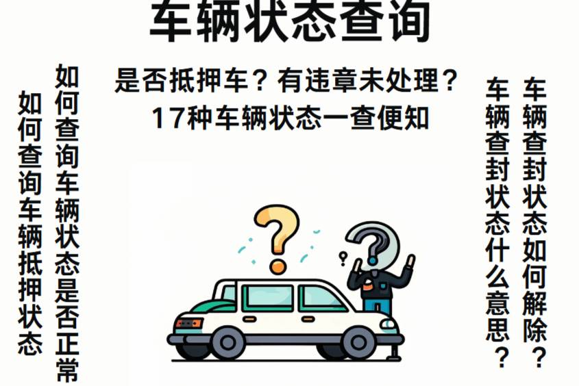 网上怎么查询车辆抵押状态？如何查车辆状态方法（保真）