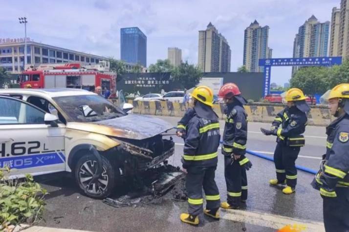 某新能源車突發(fā)自燃!