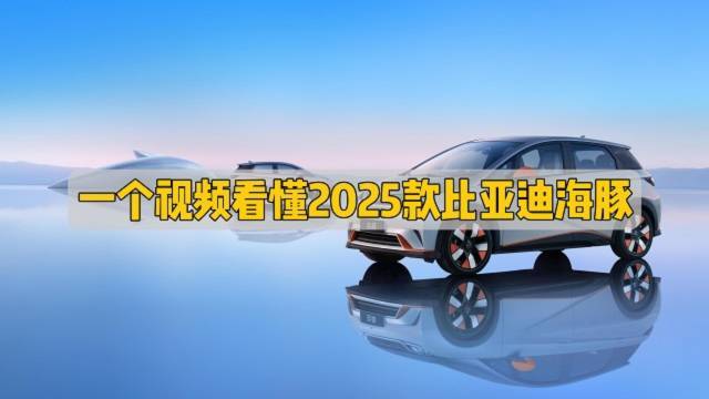 一个视频看懂2025款比亚迪海豚