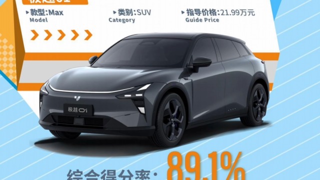 C-NCAP“大满贯”？极越01不偏科