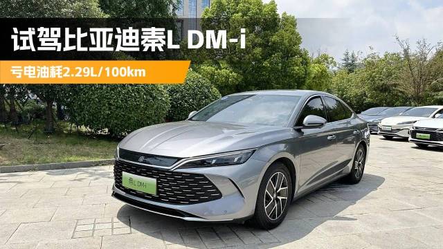 试驾比亚迪秦L DM-i，油耗2.29L