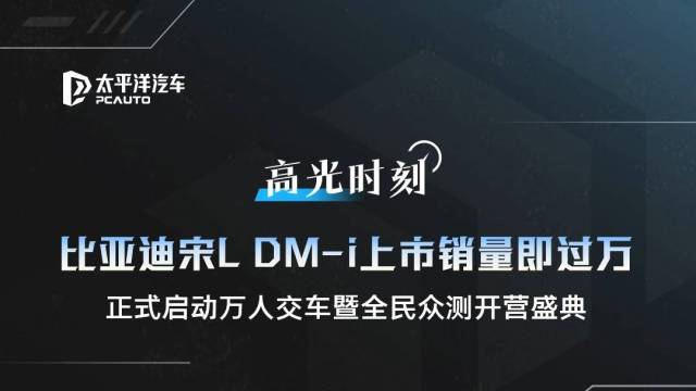 比亚迪宋L DM-i，上市即爆款