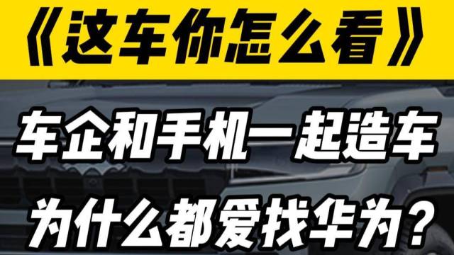 比亚迪和华为一起合伙造车？