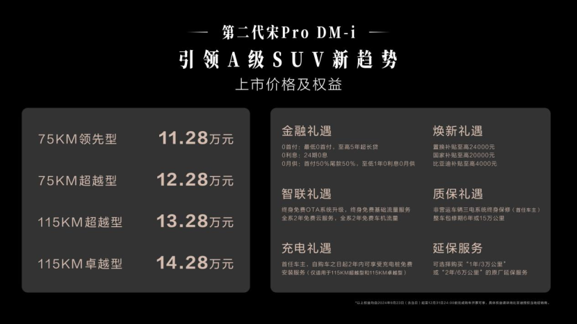 11.28万元起，第二代宋Pro DM-i上市，大美智省值