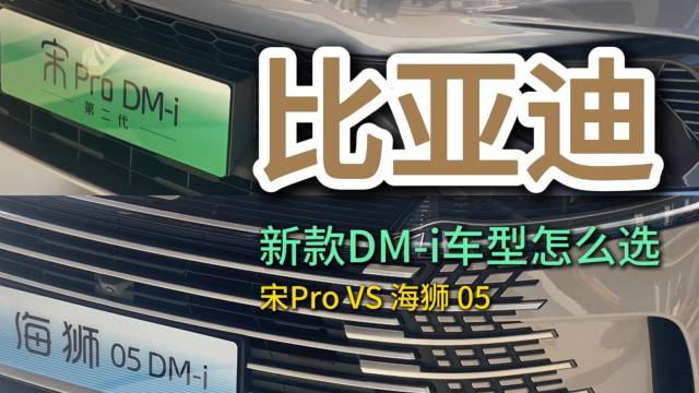 比亚迪新款DM-i SUV 车型选择指南