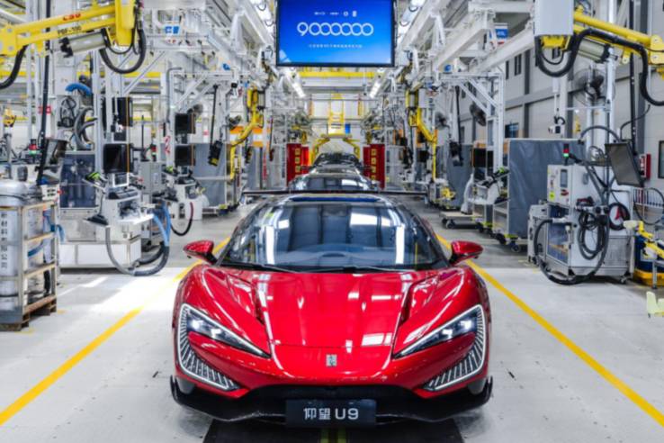 下線第900萬輛新能源汽車,仰望U9翻開中國超跑時代新篇