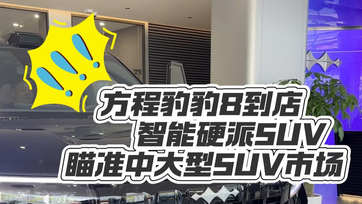 方程豹豹8到店实拍，更大更精致的豹8来了
