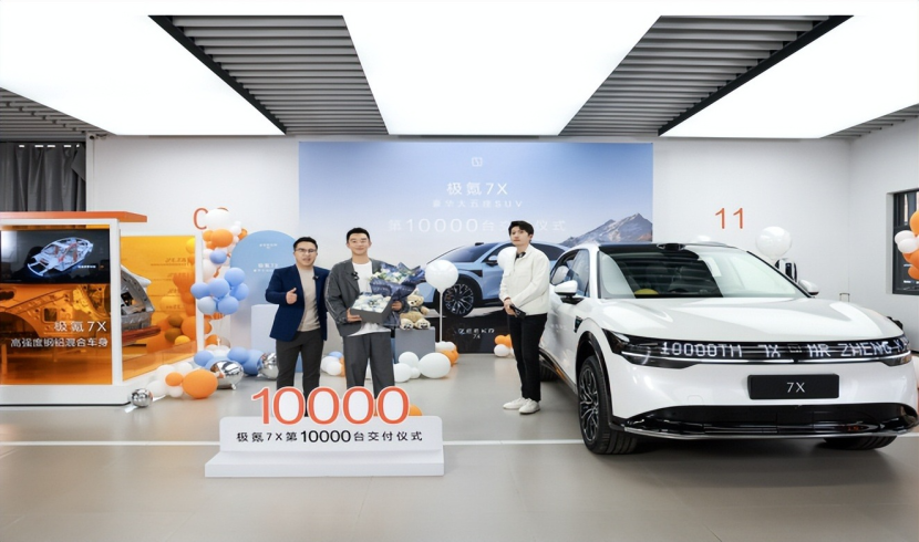 “小猎豹”郑恺 入坑了极氪7Xsuv25天狂卖1万台