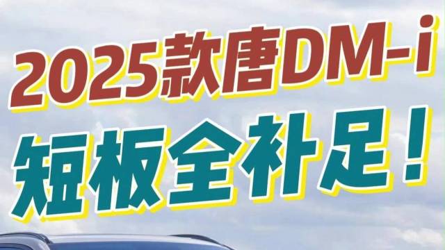 2025款唐DM-i！亏电油耗不到5L？