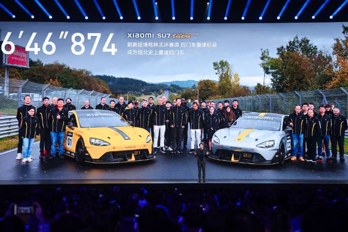 雷軍公布小米汽車紐北成績(jī)：6分46秒874！