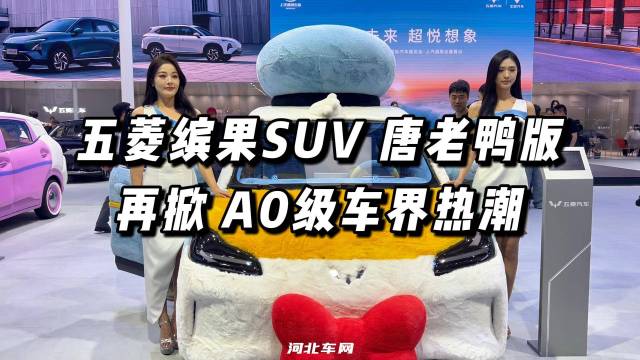 五菱缤果 SUV 唐老鸭版再掀车界热潮