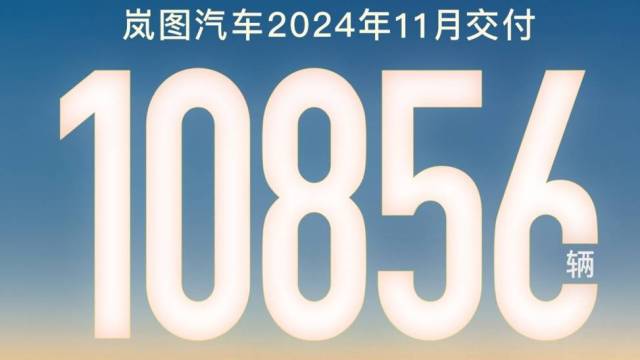 同比增长55%岚图汽车连续三月销量破万！