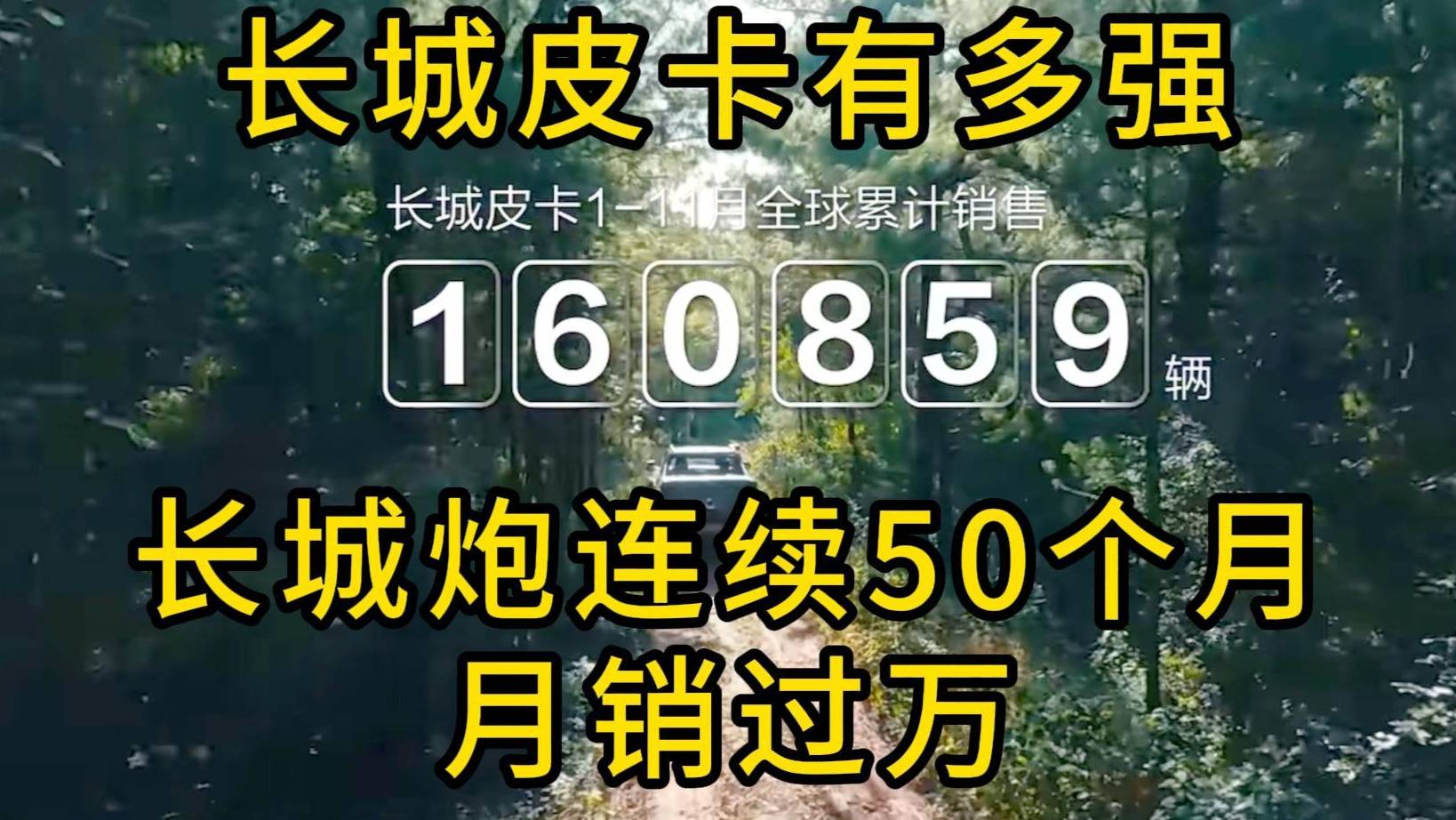 长城皮卡有多强？长城炮连续50个月月销过万