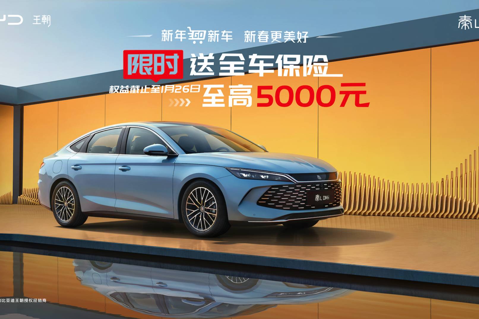 新年“GO”新車，秦L DM-i限時送全車保險至高5000元