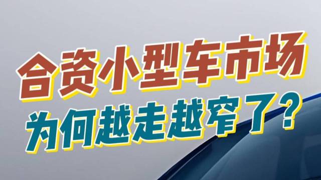 合资小型车市场，为何越走越窄了？