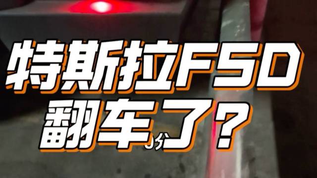 特斯拉FSD自动泊车......撞了!