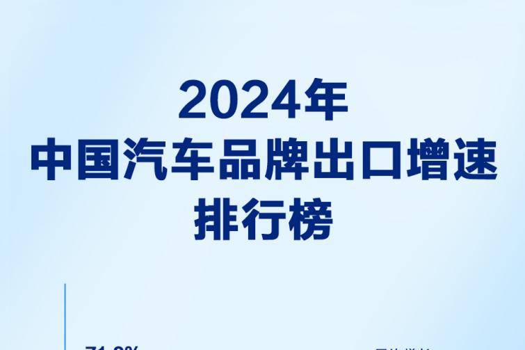 比亞迪2024年汽車出口增速位列中國汽車品牌第一